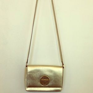 Kate Spade golden crossbody bag for sale